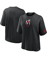 Nike Women's Black Georgia Bulldogs Legacy Established Boxy T-Shirt