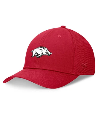 Top of the World Men's Cardinal Arkansas Razorbacks Spacer Flex Hat