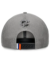 Fanatics Men's Gray New York Islanders Authentic Pro Home Ice Trucker Adjustable Hat