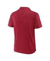 Fanatics Men's Crimson Oklahoma Sooners Victory Calls Stripe Polo Shirt
