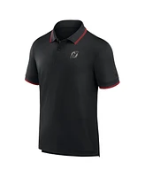 Fanatics Men's Black New Jersey Devils Front Office Move Mono Polo Shirt