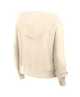 Nike Women's Cream Seattle Seahawks Glory Cropped Full-Zip Hoodie