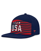 Fanatics Men's Navy Team Usa Grandstand Snapback Hat
