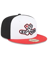 New Era Men's White/Red Chicago White Sox 2025 City Connect Batting Practice 59FIFTY Fitted Hat