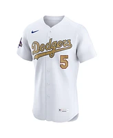Nike Men's Freddie Freeman White Los Angeles Dodgers 2025 Gold Collection Elite Jersey