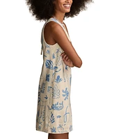 Lucky Brand Women's Printed Sleeveless Mini Shift Dress