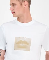 Hugo Boss Men's Deterni Short Sleeve Crewneck Lips Graphic T-Shirt