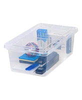 Iris 6 Quart Clear Storage Box, 1 Pack, Clear