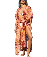 Cupshe Women's Festival Bound Floral Cover-Up Kimono