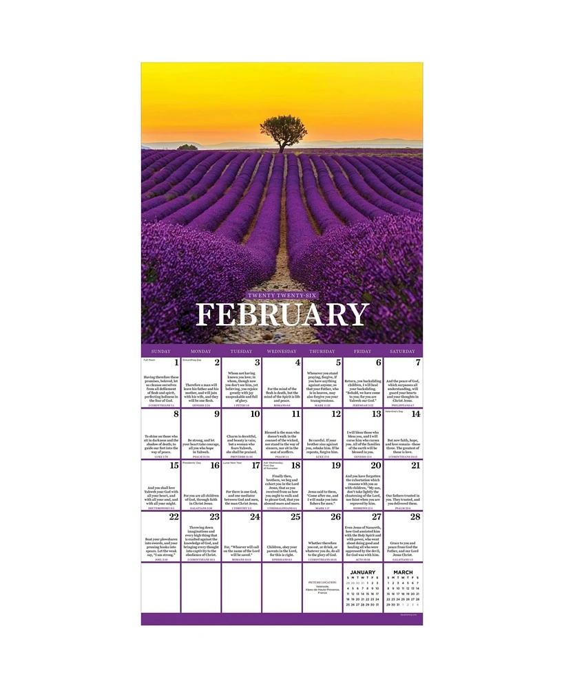 2026 Daily Verse Wall Calendar