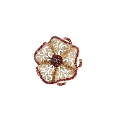 Sohi Stone Setting Flower Ring
