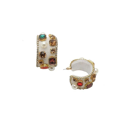 Sohi Abstract Contemporary Hoop Earring