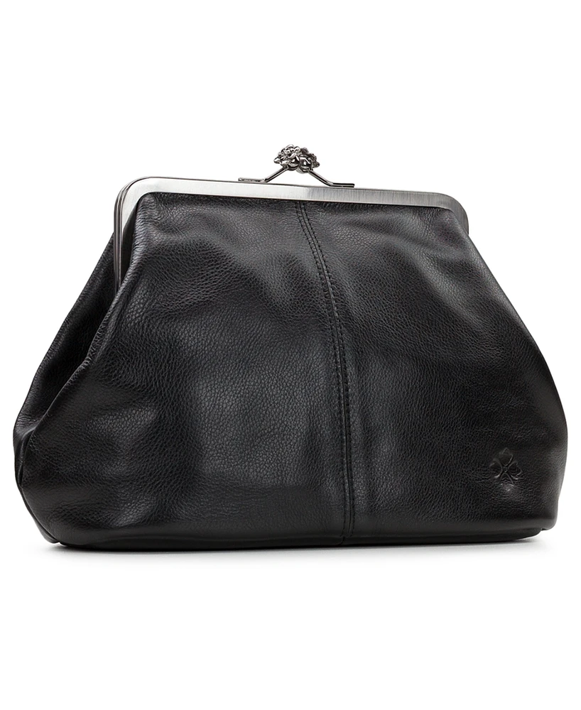Patricia Nash Sofia Kisslock Leather Bag