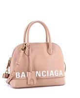 Pre-Owned Balenciaga Small Logo Ville Bag Leather