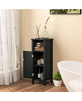 Bathroom Storage Organizer with 2-Tier Cabinet