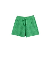 Chinti & Parker Women's Cotton Crochet Short