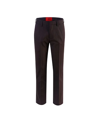 Elie Balleh Big Boys Brown Slim Fit Dress Pants