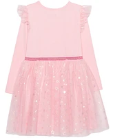 Hello Kitty Toddler and Little Girls Long Sleeve Tutu Dress