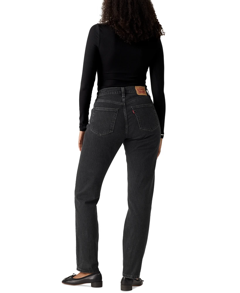 Levi's Women's 501 Curve High-Rise Straight-Leg Jeans