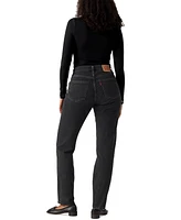 Levi's Women's 501 Curve High-Rise Straight-Leg Jeans