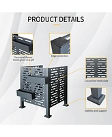 3x3 Ac Unit Fence - Metal Privacy Cover