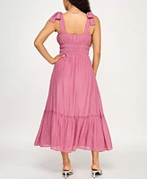 Trixxi Juniors' Tie-Strap Midi Dress