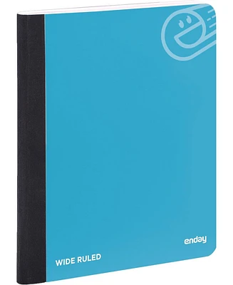 Enday Composition Notebooks Wide Ruled Paper, Hard Cover Notebook, Premium Lined Books, 100 Sheets Notebook