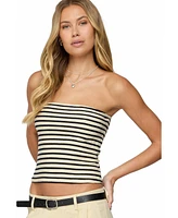 Edikted Women's Odora Striped Tube Top