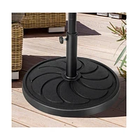 40LBS 21.5Inch Round Outdoor Umbrella Base