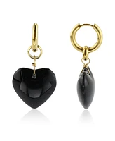 Glass Heart Earring