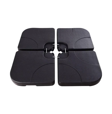 20 Inch Patio Offset Water Filled Plate Umbrella Base Sand