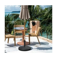 49 Lbs Patio Resin Umbrella Base Stand for Outdoor