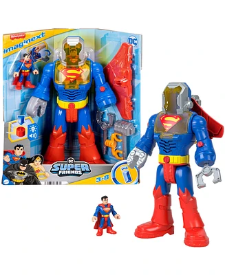 Imaginext Dc Super Friends Superman Insider Exo Suit Robot, 6 Pieces