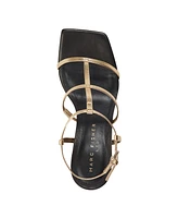 Marc Fisher Ltd Women's Dennie Caged Tapered Heel Sandals