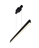 Cwi Lighting 47" Metal Pienza Led Integrated Chandelier