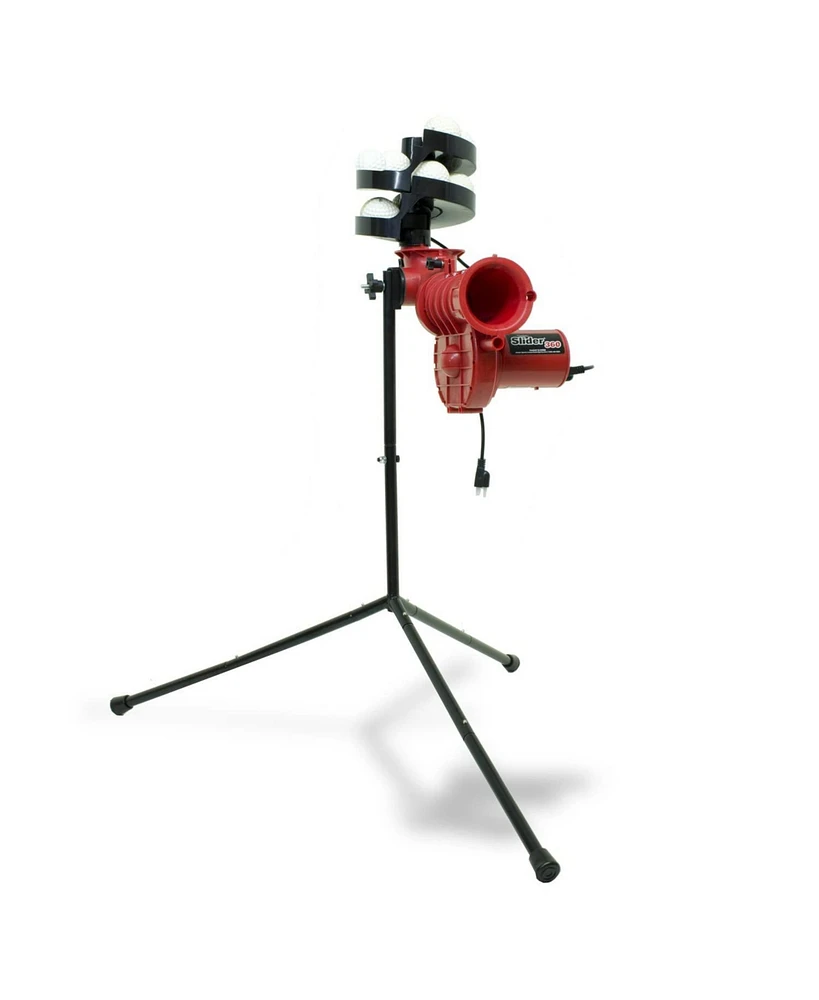 Heater Sports Slider Lite 360 Baseball Pitching Machine with Automatic Ball Feeder