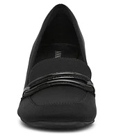Anne Klein Women's Toni Stretch Block Heel Tailored Pumps