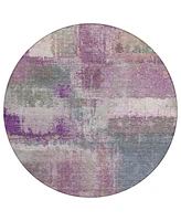 Addison Chantille Machine Washable ACN1357 8'x8' Round Area Rug