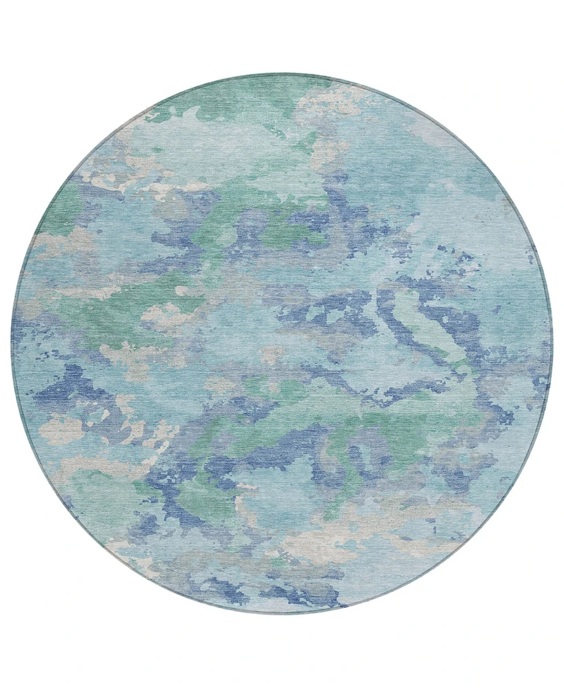 Addison Chantille Machine Washable ACN1387 8'x8' Round Area Rug