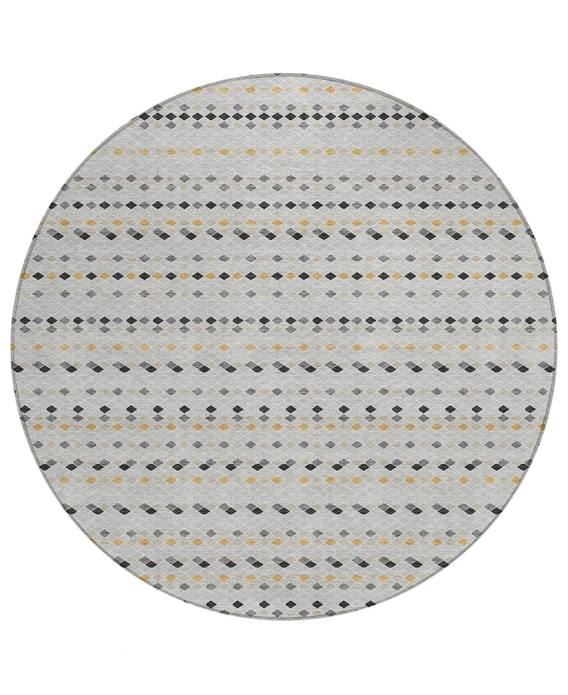 Addison Chantille Machine Washable ACN1417 8'x8' Round Area Rug