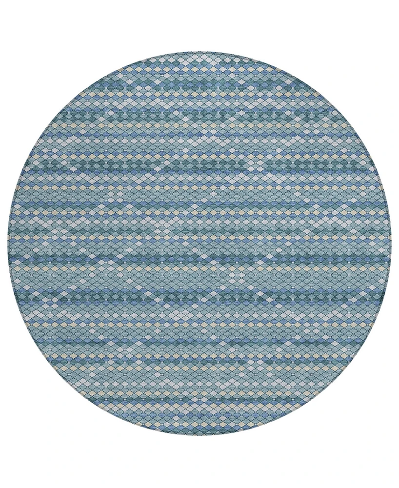 Addison Chantille Machine Washable ACN1437 8'x8' Round Area Rug
