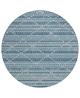 Addison Chantille Machine Washable ACN1437 8'x8' Round Area Rug