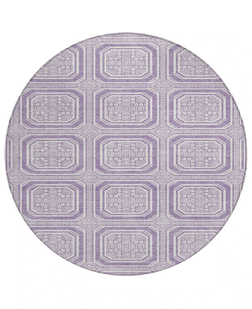 Addison Chantille Machine Washable ACN1457 8'x8' Round Area Rug