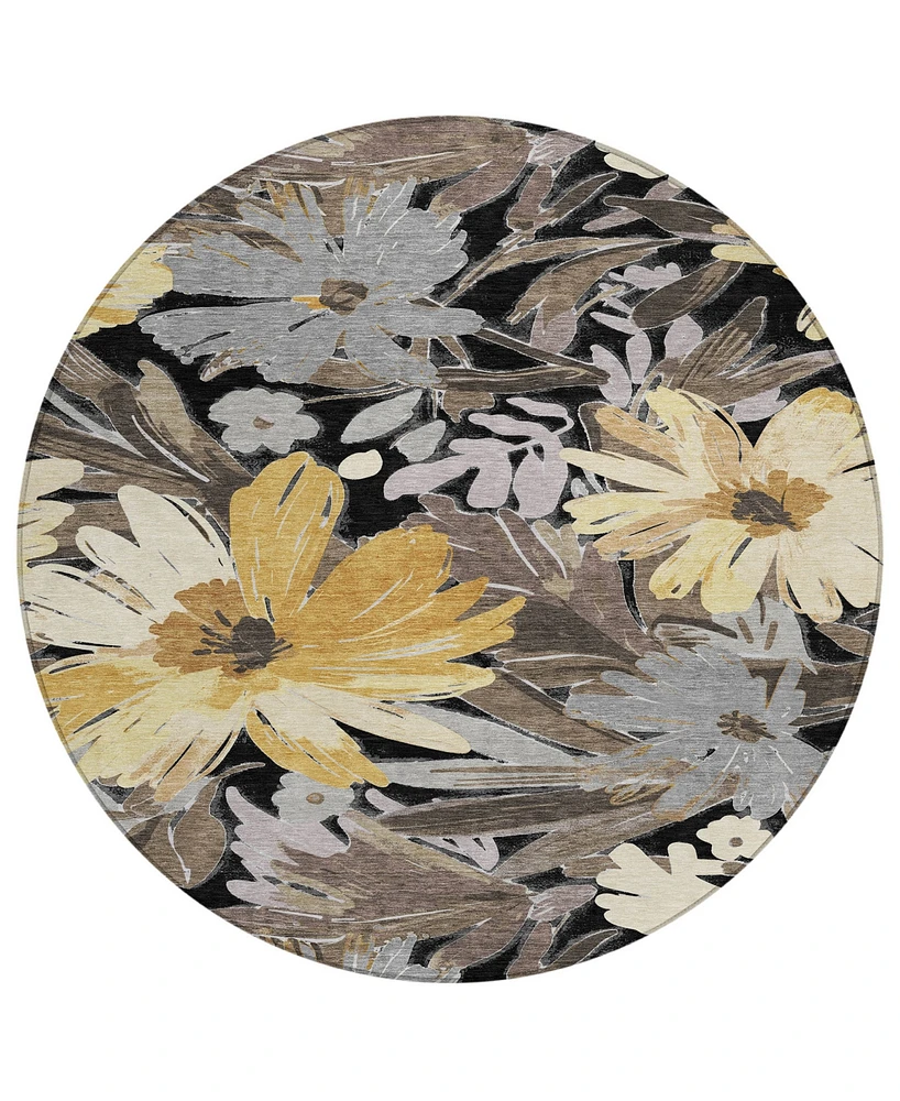 Addison Chantille Machine Washable ACN1481 8'x8' Round Area Rug