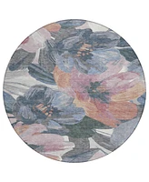 Addison Chantille Machine Washable ACN1491 8'x8' Round Area Rug