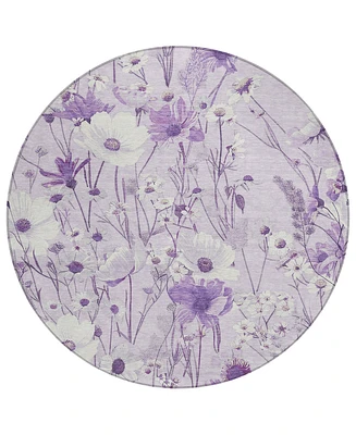 Addison Chantille Machine Washable ACN1501 8'x8' Round Area Rug