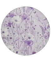 Addison Chantille Machine Washable ACN1501 8'x8' Round Area Rug