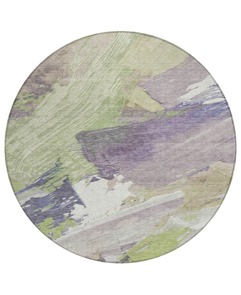 Addison Chantille Machine Washable ACN1511 8'x8' Round Area Rug