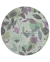 Addison Chantille Machine Washable ACN1553 8'x8' Round Area Rug