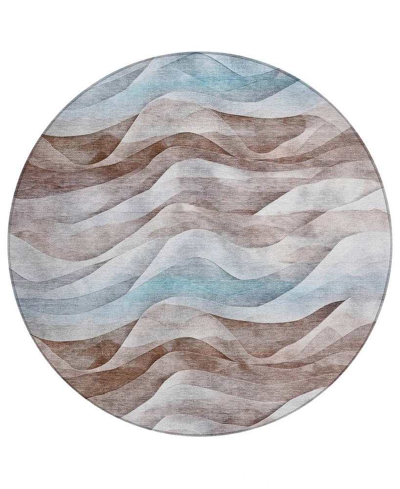 Addison Chantille Machine Washable ACN1621 8'x8' Round Area Rug